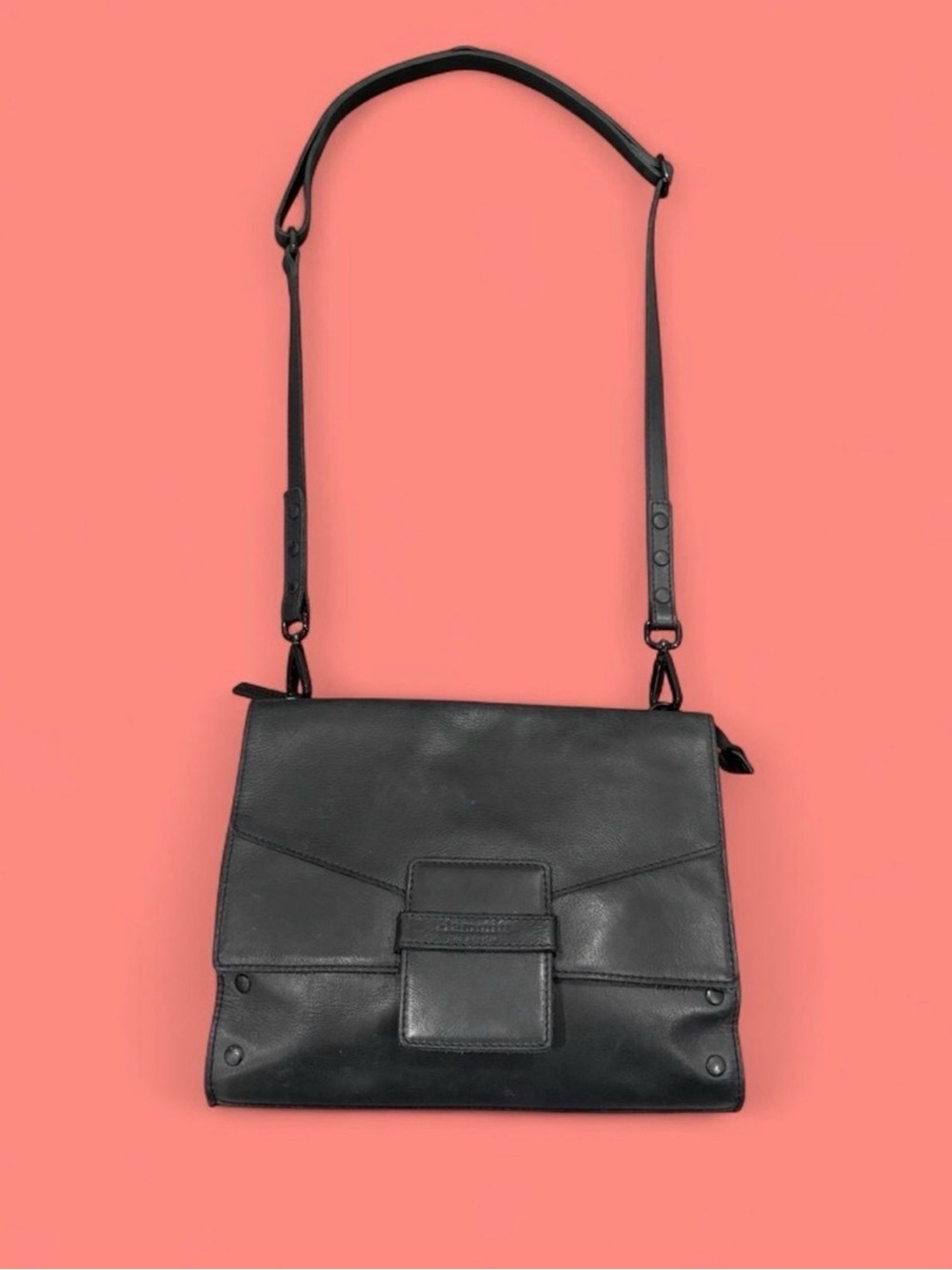 Hammitt Los Angeles black leather crossbody
